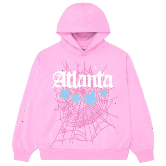 Sp5der Atlanta Hoodie – Pink
