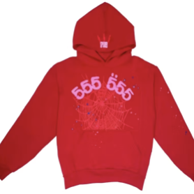Red 555 Web Hoodie