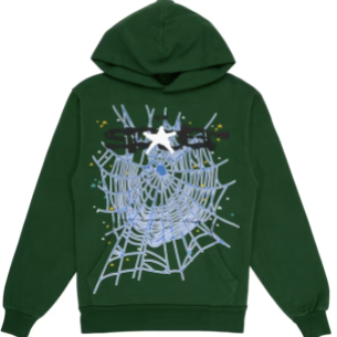 Forest Green Star Web Hoodie