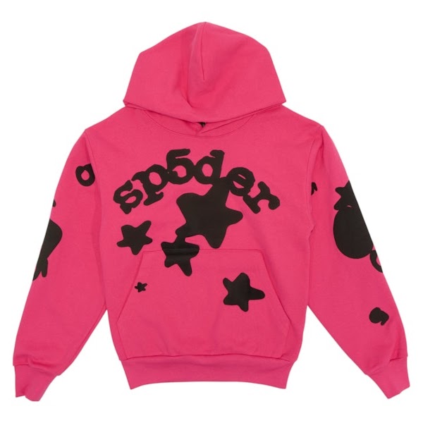 Sp5der Beluga Hoodie – Pink / Black